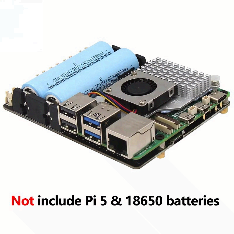Raspberry Pi Uninterrupted Power Supply Ups 18650 - Scheda UPS Raspberry Pi 5 18650,