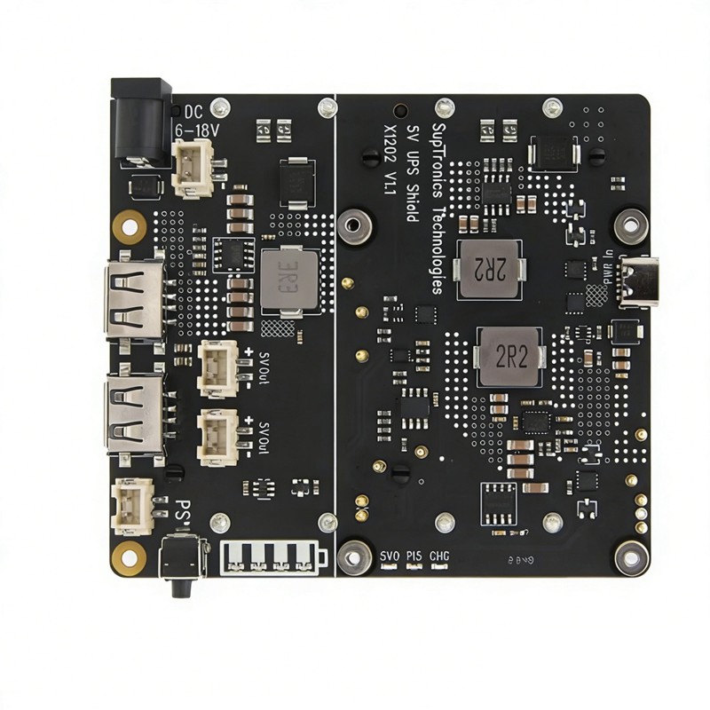 Raspberry Pi Uninterrupted Power Supply Ups 18650 - Scheda UPS A85P X1202 con alimentazione