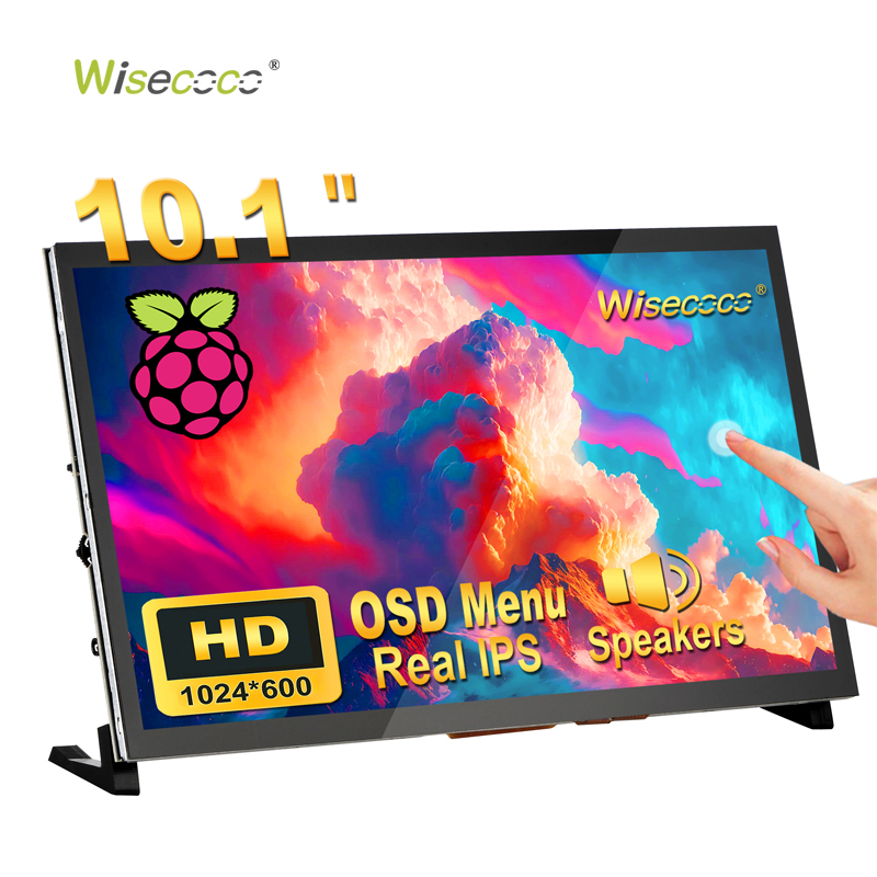 Raspberry Pi 10.1 Inch Capacitive Touch Screen Ips - Monitor Touch Screen LCD IPS HD